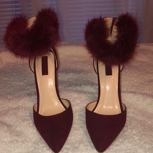 Burgundy heels